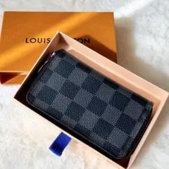 美品　ヴィトン ダミエグラフィット ジッピーコインパース　ICタグ