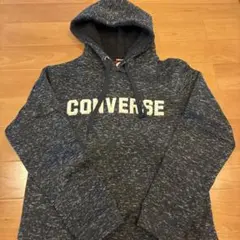 CONVERSE フード付きパーカー Mサイズ ダークグレー