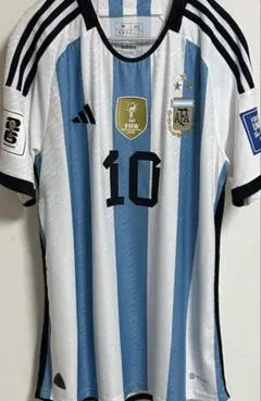 アルゼンチン代表　2026W杯予選　選手支給用ユニフォーム　メッシ アルゼンチン代表 2026W杯予選 選手支給用ユニフォーム メッシ - メルカリ
