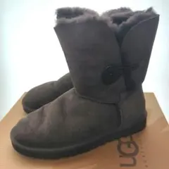 【未使用】UGG BAILEY BUTTON ムートンブーツ　23cm
