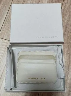 CHARLES & KEITH カードケース ホワイト
