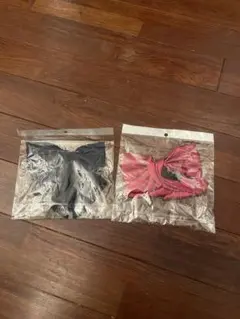 【新品】コスプレ 制服リボン ネイビー 赤 セット