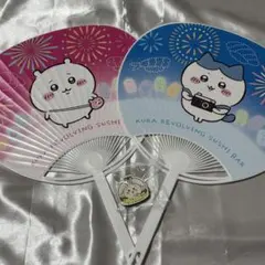 ちいかわ×くら寿司コラボ❗️ うちわ2枚　マグネットシート　3点セット