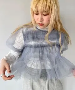 SANSeLFシースルーパフビスチェのサムネイル