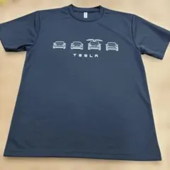 Tesla 車両シルエット Tシャツ Ｌサイズのサムネイル