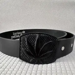【新品】lucien pellat-finet レザーベルト 36 lucien pellat-finet ルシアンペラフィネ Leather Belt Black