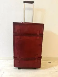 ユーラシア　トランク　ショッキングピンク　ビンテージ　キャリー　豚革 ☆貴重☆ 豚革 ユーラシア ミニ トランク ピンク ディスプレイ