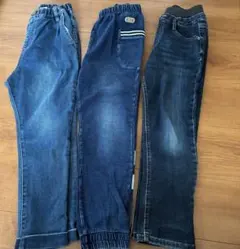 dev!rock クリフメイヤー　130cm デニム　長ズボン　3本セット