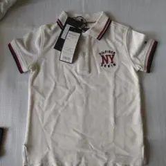 新品未使用　HILFIGER ホワイト ポロシャツ 100cm