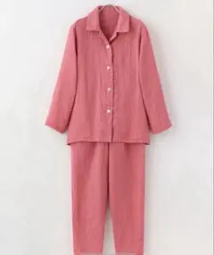 新品 訳あり マシュマロワッフルガーゼ ロングカーディガ