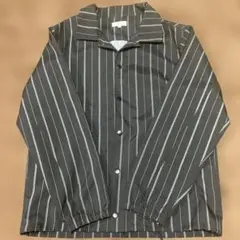 nilway ブラックストライプ 長袖シャツ M