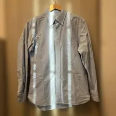 UNIQLO 長袖シャツ M ライトブルー