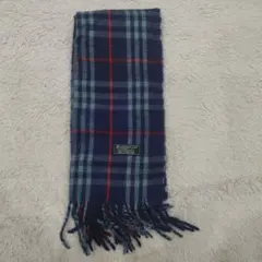 Burberry バーバリー ノバチェック マフラー ネイビー