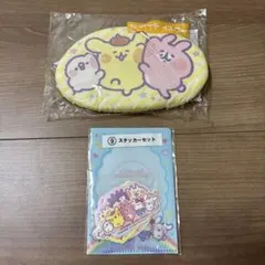 カナヘイの小動物×サンリオキャラクターズ当りくじ ポーチ＆ステッカーセット