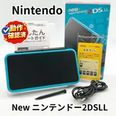 ☆未使用品☆極美品Newニンテンドー2DS LLブラック×ターコイズ生産終了