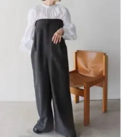 select moca by son ツイードベアロンパース グレーL