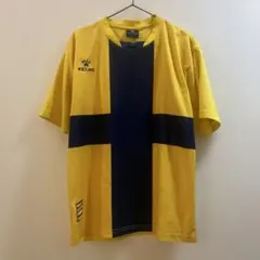K1505 KELME 半袖スポーツウェア イエロー メンズ L