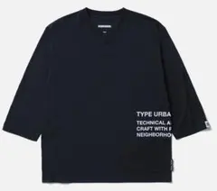 【新品未使用】NEIGHBORHOOD Vネックカットソー ブラック Lサイズのサムネイル
