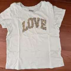 OLD NAVY 花柄 LOVE Tシャツ S (6-7)のサムネイル