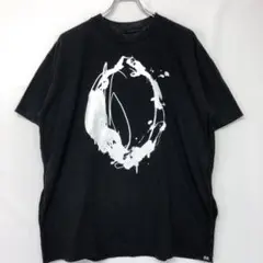 front レモン back NORAs ロゴ O.K. Tシャツ ルーズ