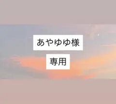 あやゆゆ様　専用ページ