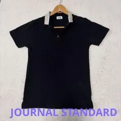 【美品】JOURNAL STANDARD ポロシャツ ブラック ス　メンズのサムネイル