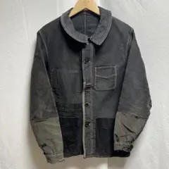 モンサンミシェル　ブラックモールスキン サイズ54 40s Black Moleskin Jacket “LE MONT ST MICHEL” ブラック