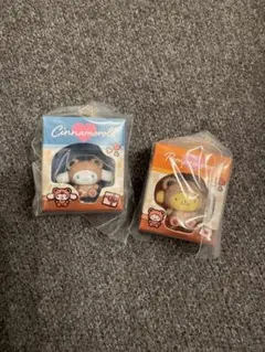 サンリオ　ミニチュアパッケージチャーム＜シナモンロール&ポムポムプリン＞