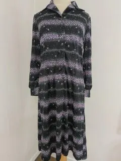 【美品】 vintage 昭和レトロ 夜桜 ワンピース