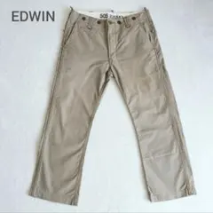 EDWINエドウィン 505KHAKI 大き目M ワークパンツ K5055のサムネイル