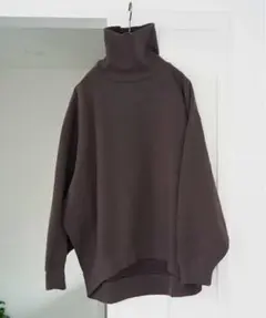 【美品】FREAK'S STOREタートルネックスウェット ブラウン