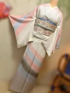 夏のお着物】小千谷縮 長着 トールサイズ - メルカリ