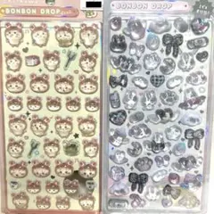 【正規品】 ボンボンドロップシール ちいかわ カニちゃん しろくろボンボン