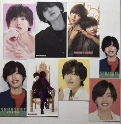 道枝駿佑 なにわ男子 Myojo ポポロ 厚紙 カード 雑誌 デタカ