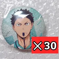 ３０個★岩泉一 ハイキュー ラメキラカンバッジ3
