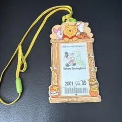 ディズニーランド　チケットホルダー　パスケース　 パスポート　プーさん