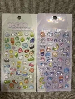 吉田産業　クリアぷくぷくキャンディシール2枚セット