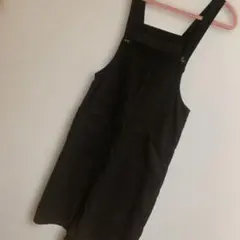 新品未使用 SHEIN 黒 コーデュロイ サロペット