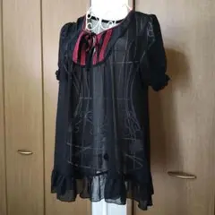iiMK ミッシェルクラン Lサイズ シアーチュニックブラウスのサムネイル