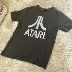 ATARI Tシャツ　ビンテージ風　ブラック