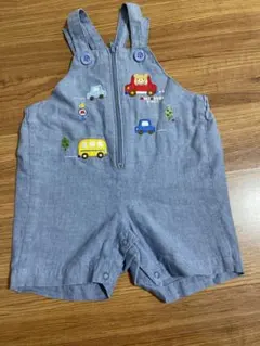 美品　ミキハウス 70サイズ　オーバーオール　男の子　サロペット