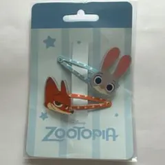 新品　ズートピア　ヘアピンセット　ニック　ジュディ　韓国限定　公式