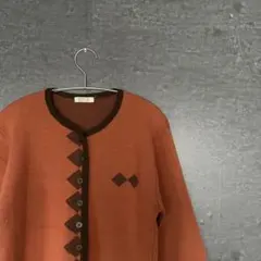 古着 90s カーディガン ニット レトロ
