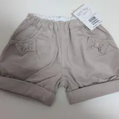 べべ　リボン付きコーデュロイショートパンツ