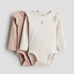 H&M ボディスーツ 2枚セット