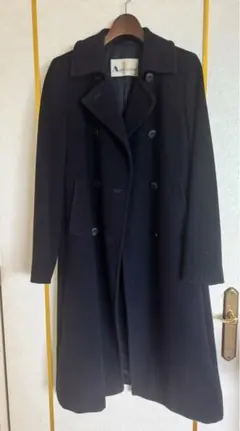 美品♡アクアスキュータム ウールカシミヤ チェスターコート ネイビー M 中古・古着通販】Aquascutum (アクアスキュータム) カシミヤダブル