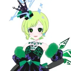 アイプリ　ダークカルテットスターバズリウムグリーン