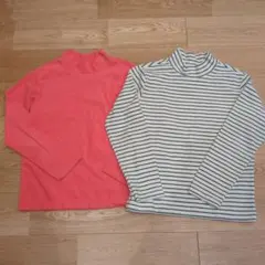 UNIQLO タートルネック 2枚セット 140