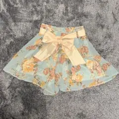 【新品・タグ付き】CECILMcBEE 花柄スカート風キュロットパンツ セシル