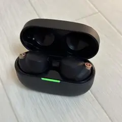 ジャンク SONY WF-1000XM4 ブラック 付属品完備＋シリコンケース付